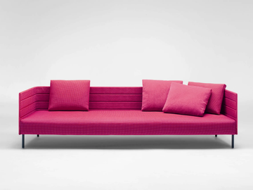 FRAME ON - 4 seater fabric garden sofa by Paola Lenti - view 3